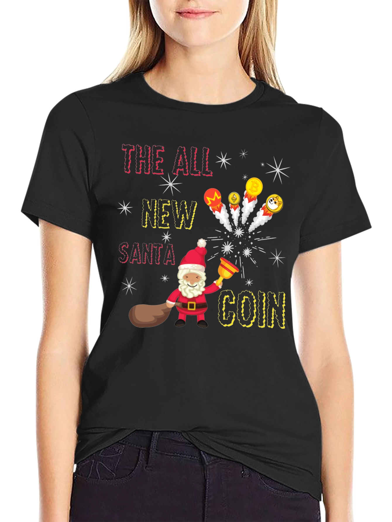 Santa Coin Crypto T-Shirt - The All New Santa Coin