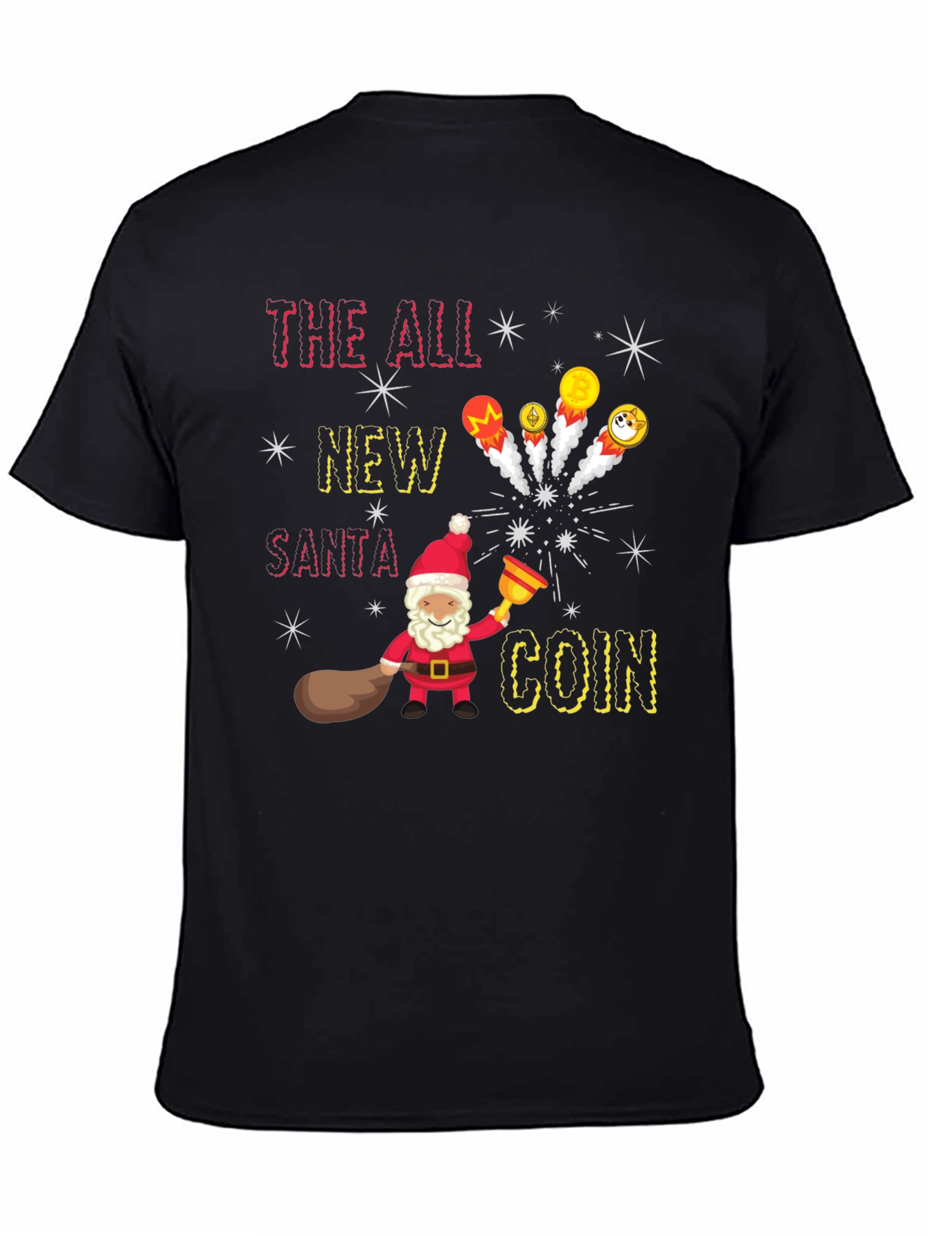Santa Coin Crypto T-Shirt - The All New Santa Coin