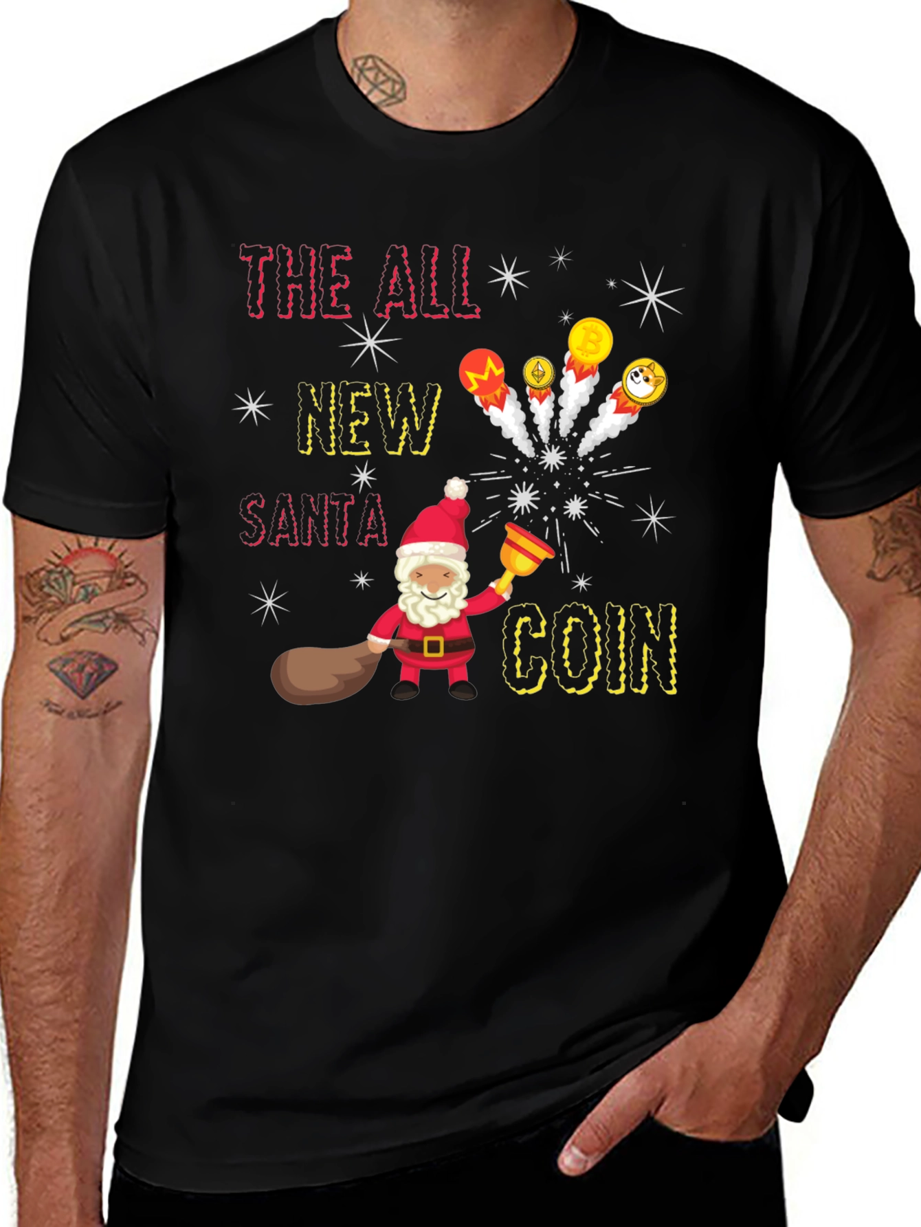 Santa Coin Crypto T-Shirt - The All New Santa Coin