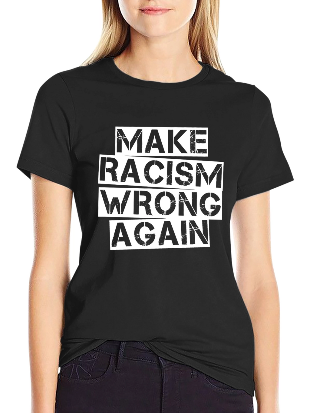 Make Racism Wrong Again Graphic Tee