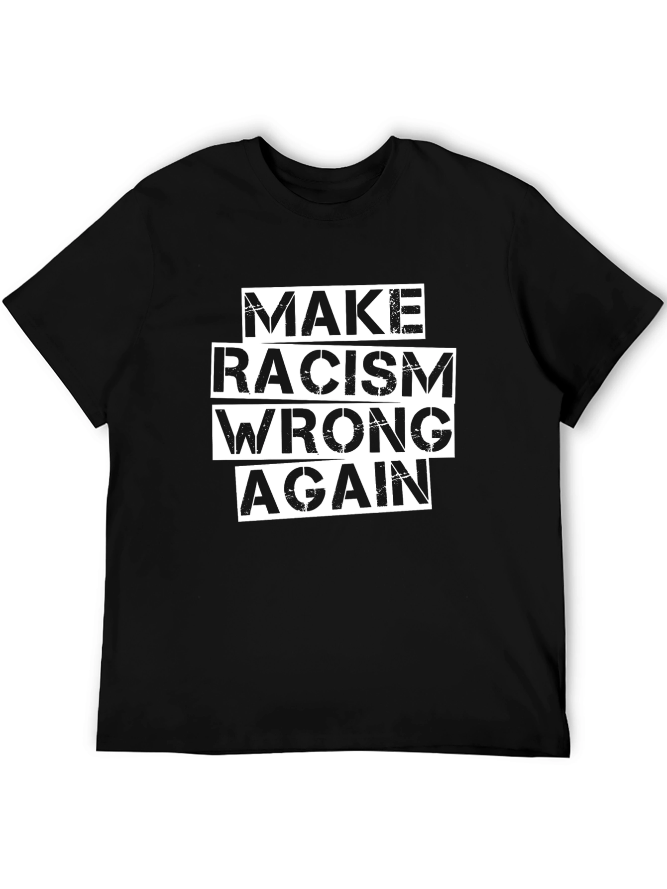 Make Racism Wrong Again Graphic Tee