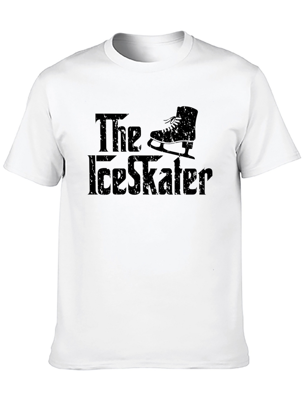 The Ice Skater Black Graphic Tee