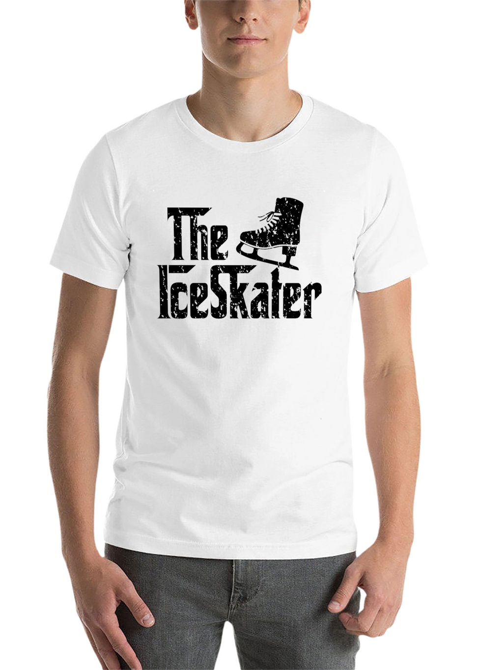 The Ice Skater Black Graphic Tee