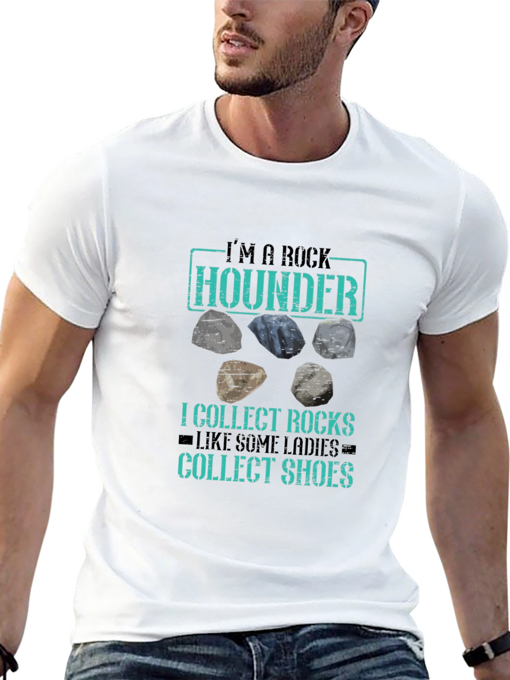 Rock Hounder T-Shirt - Collect Rocks Like Shoes