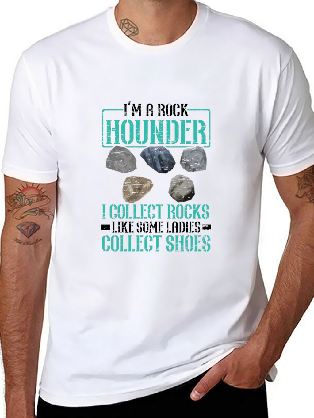 Rock Hounder T-Shirt - Collect Rocks Like Shoes