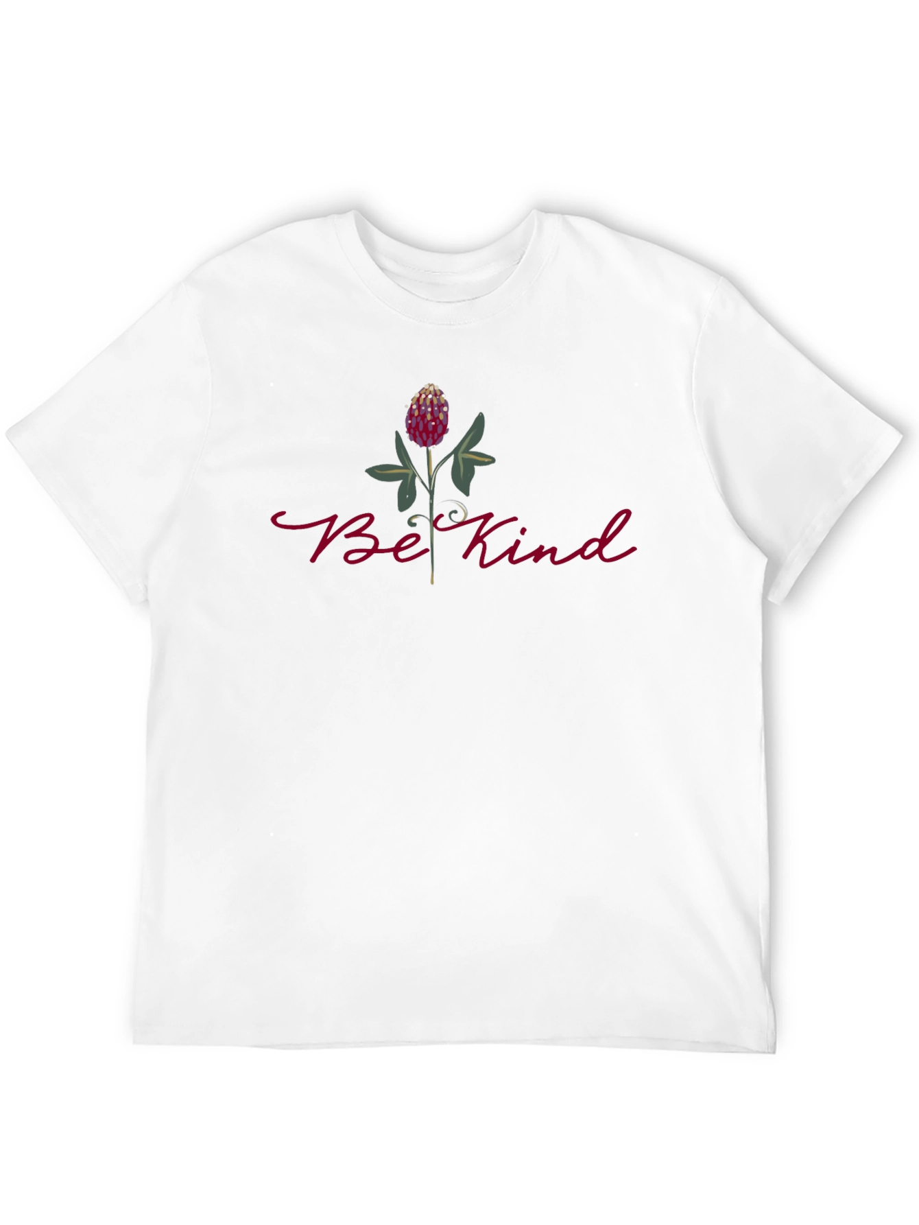 Be Kind Floral Graphic Tee - Black T-Shirt