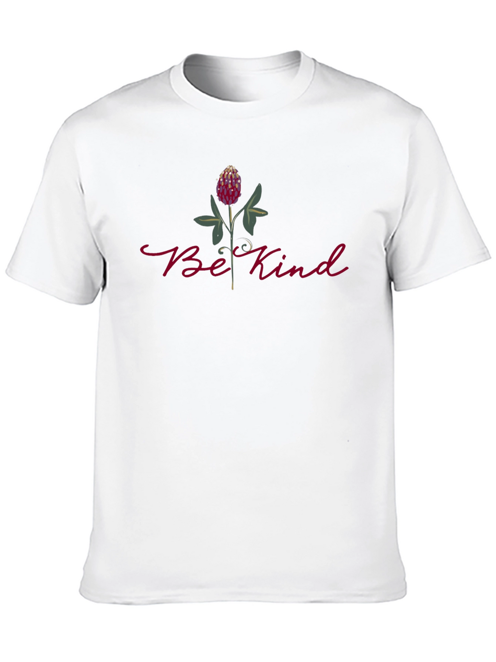 Be Kind Floral Graphic Tee - Black T-Shirt