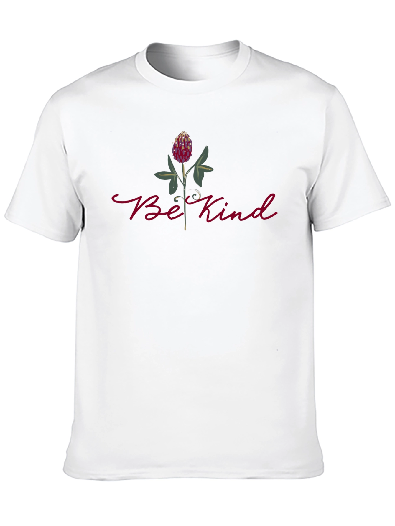 Be Kind Floral Graphic Tee - Black T-Shirt