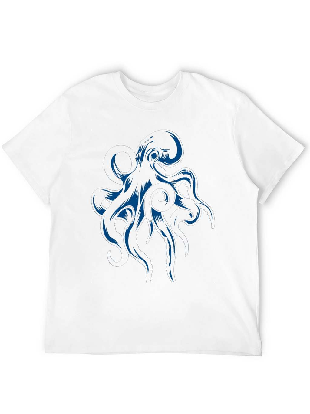 Octopus Graphic Print Black T-Shirt