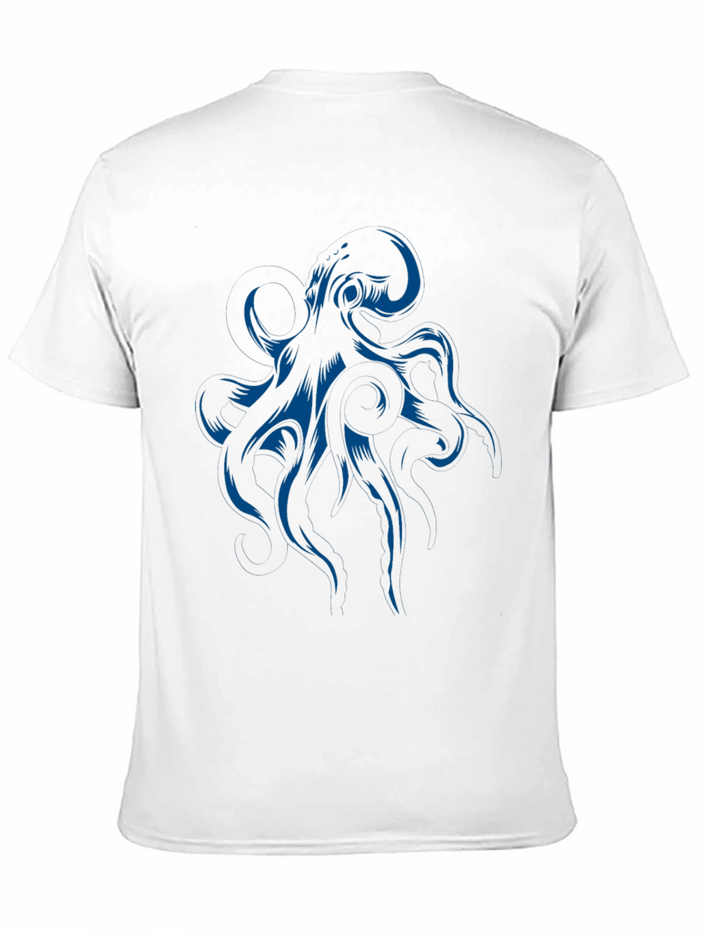 Octopus Graphic Print Black T-Shirt
