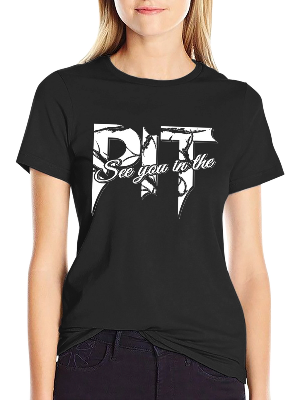 Pit See You in the Pit Graphic Black T-Shirt