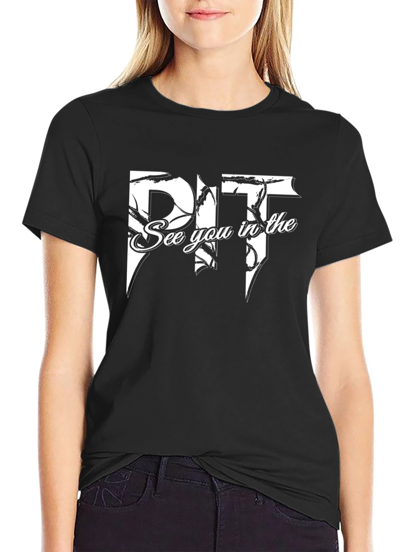 Pit See You in the Pit Graphic Black T-Shirt