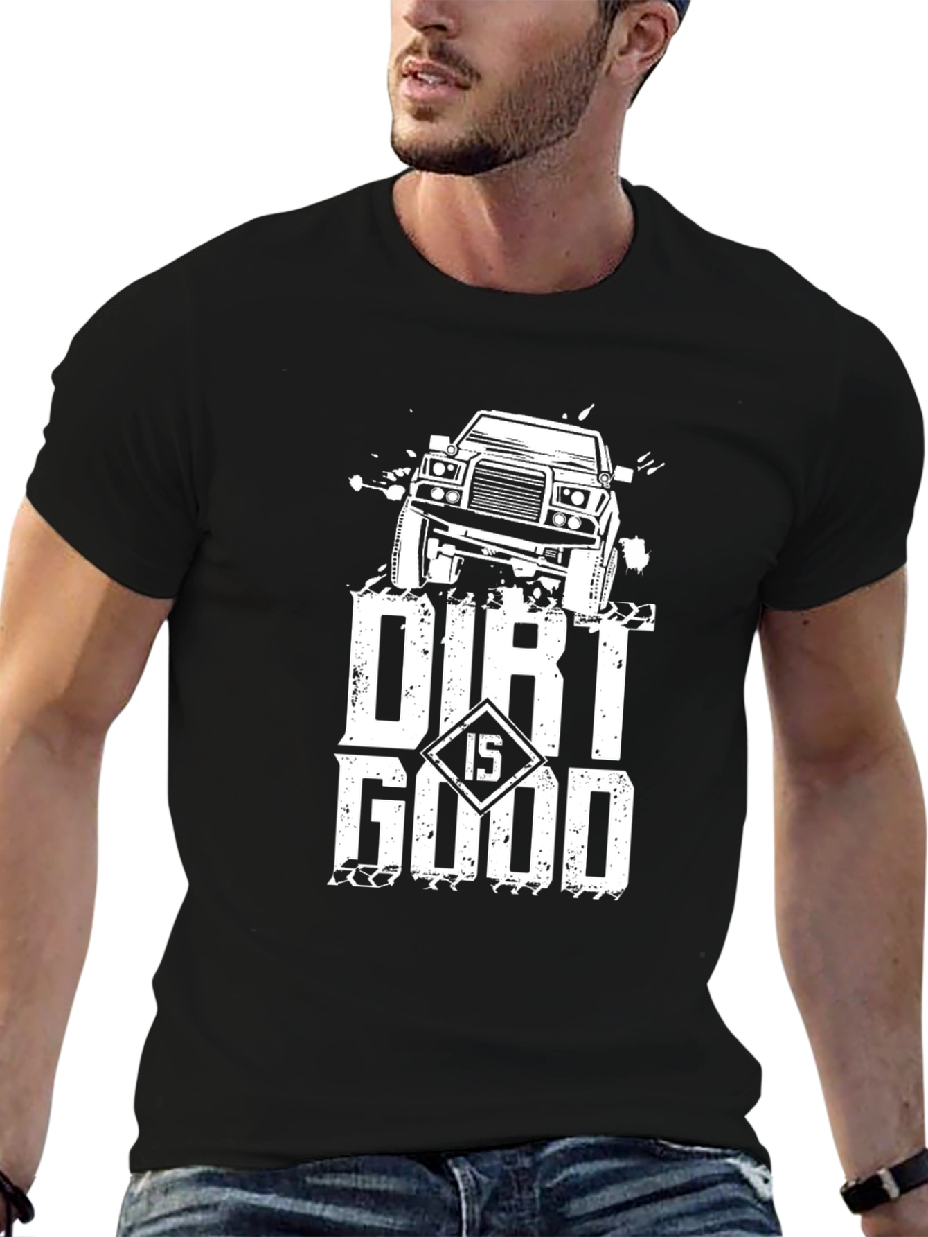 Dirt Is Good Off-Road Truck Graphic Tee