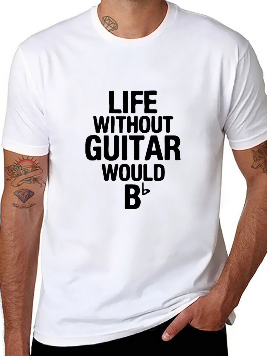 Life Without Guitar B Flat T-Shirt