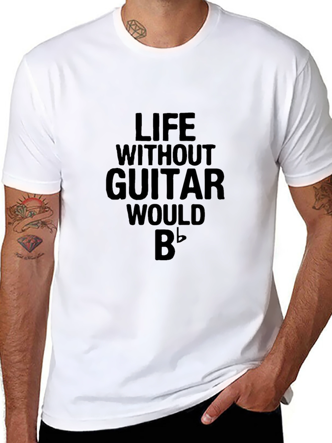 Life Without Guitar B Flat T-Shirt
