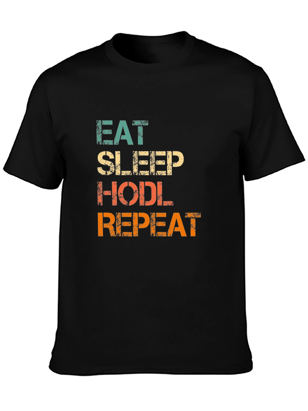 Eat Sleep HODL Repeat Crypto T-Shirt