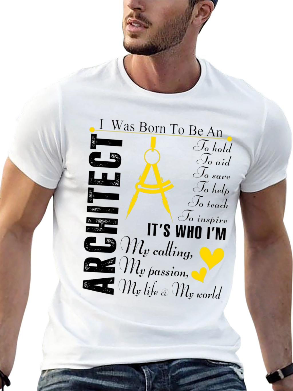 Architect Profession T-Shirt: Born to Design