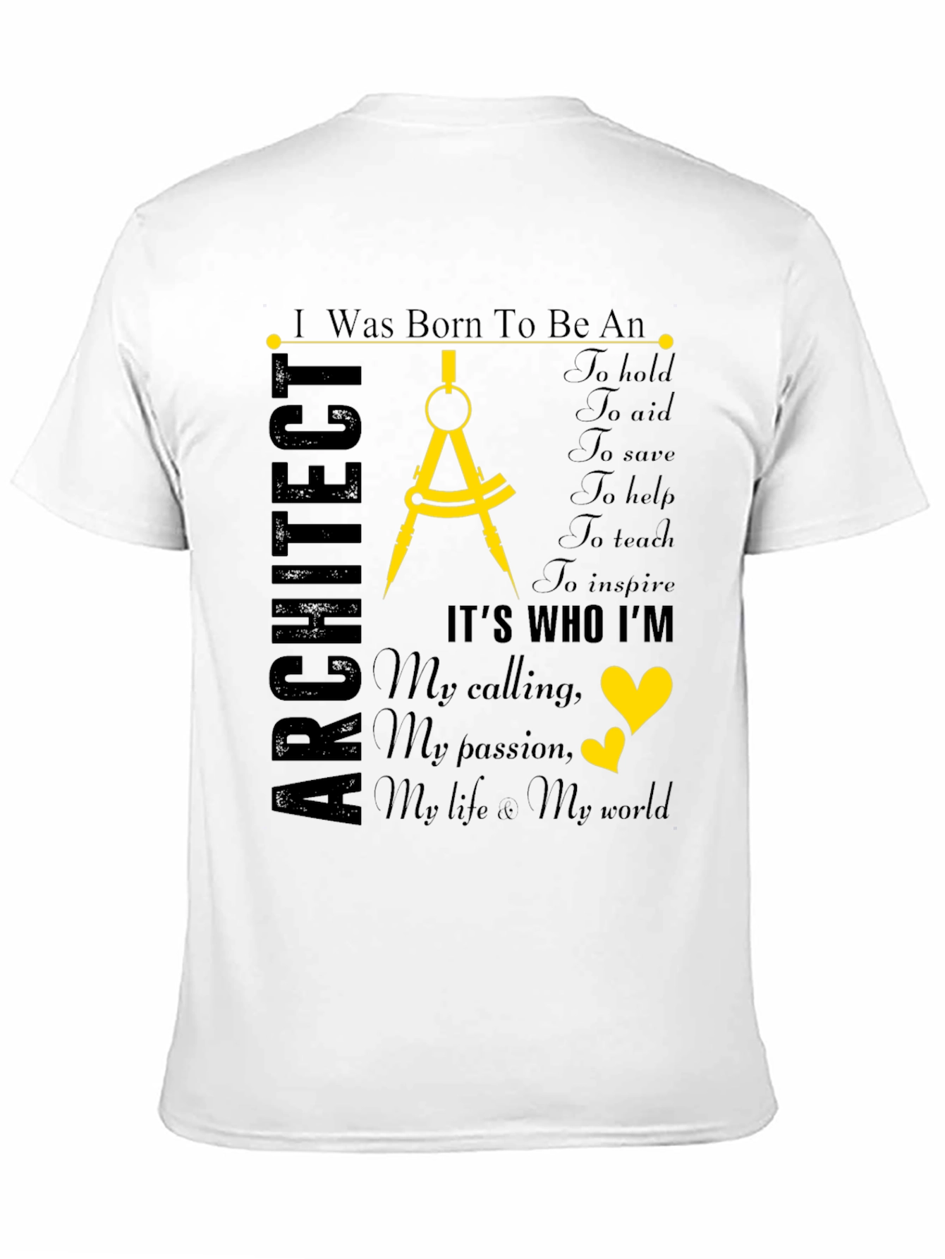 Architect Profession T-Shirt: Born to Design
