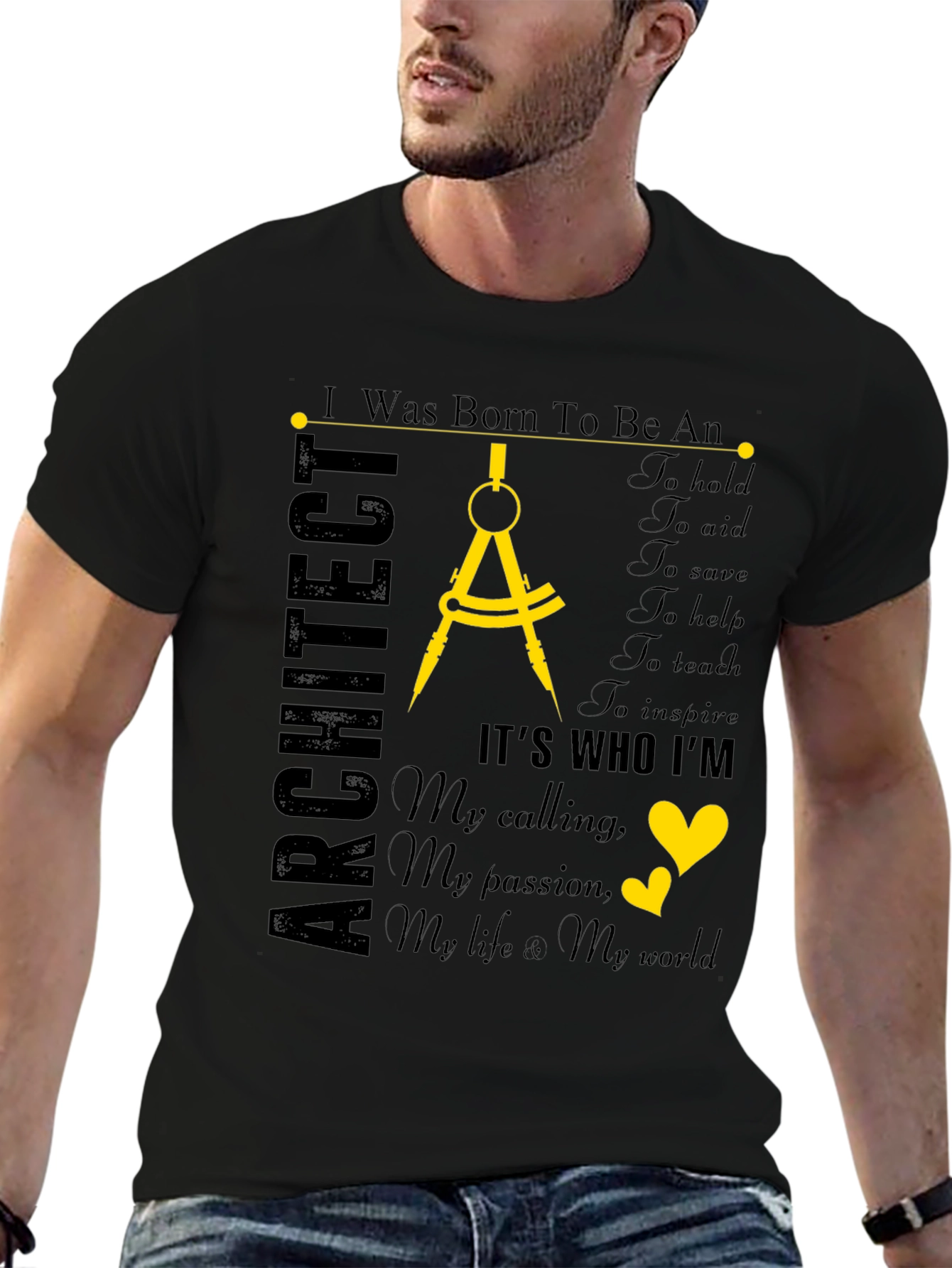 Architect Profession T-Shirt: Born to Design