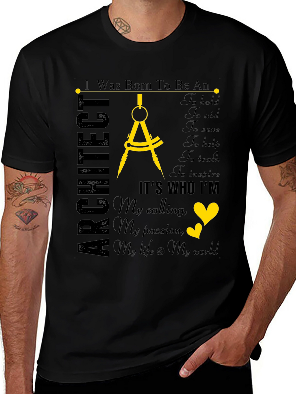 Architect Profession T-Shirt: Born to Design