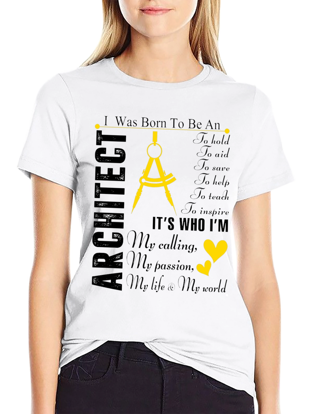 Architect Profession T-Shirt: Born to Design