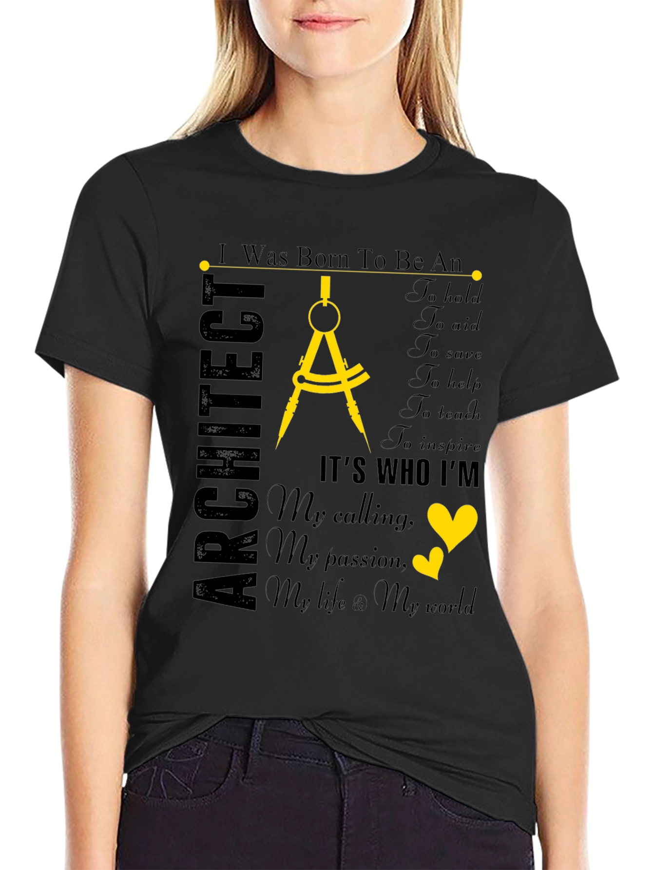 Architect Profession T-Shirt: Born to Design