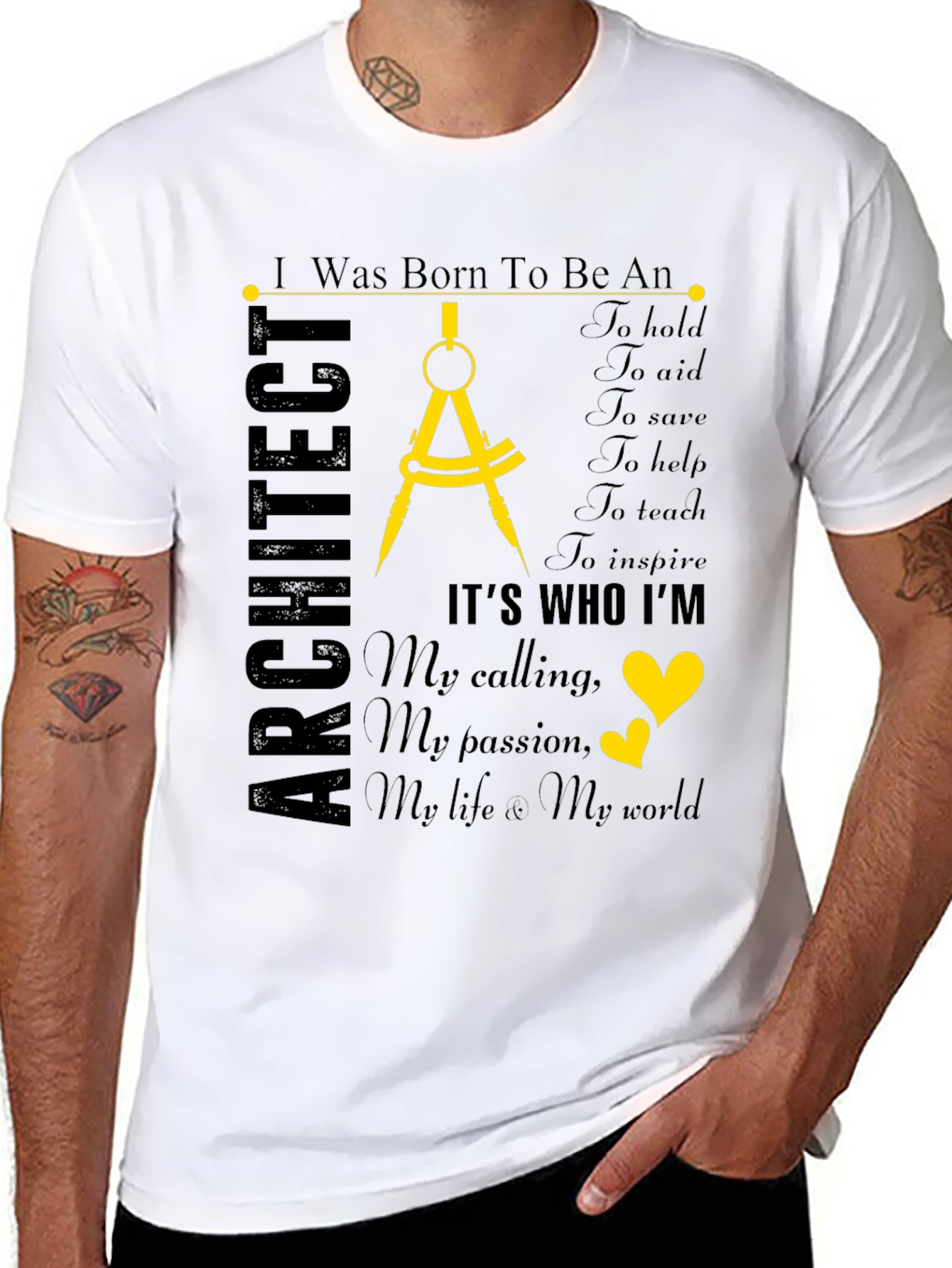 Architect Profession T-Shirt: Born to Design