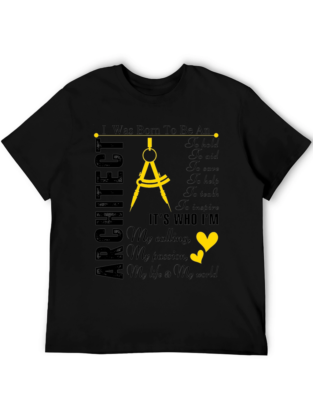 Architect Profession T-Shirt: Born to Design