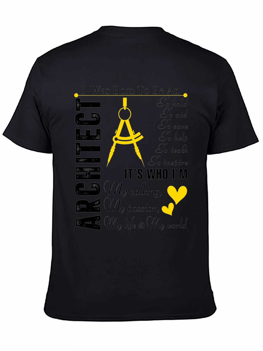 Architect Profession T-Shirt: Born to Design