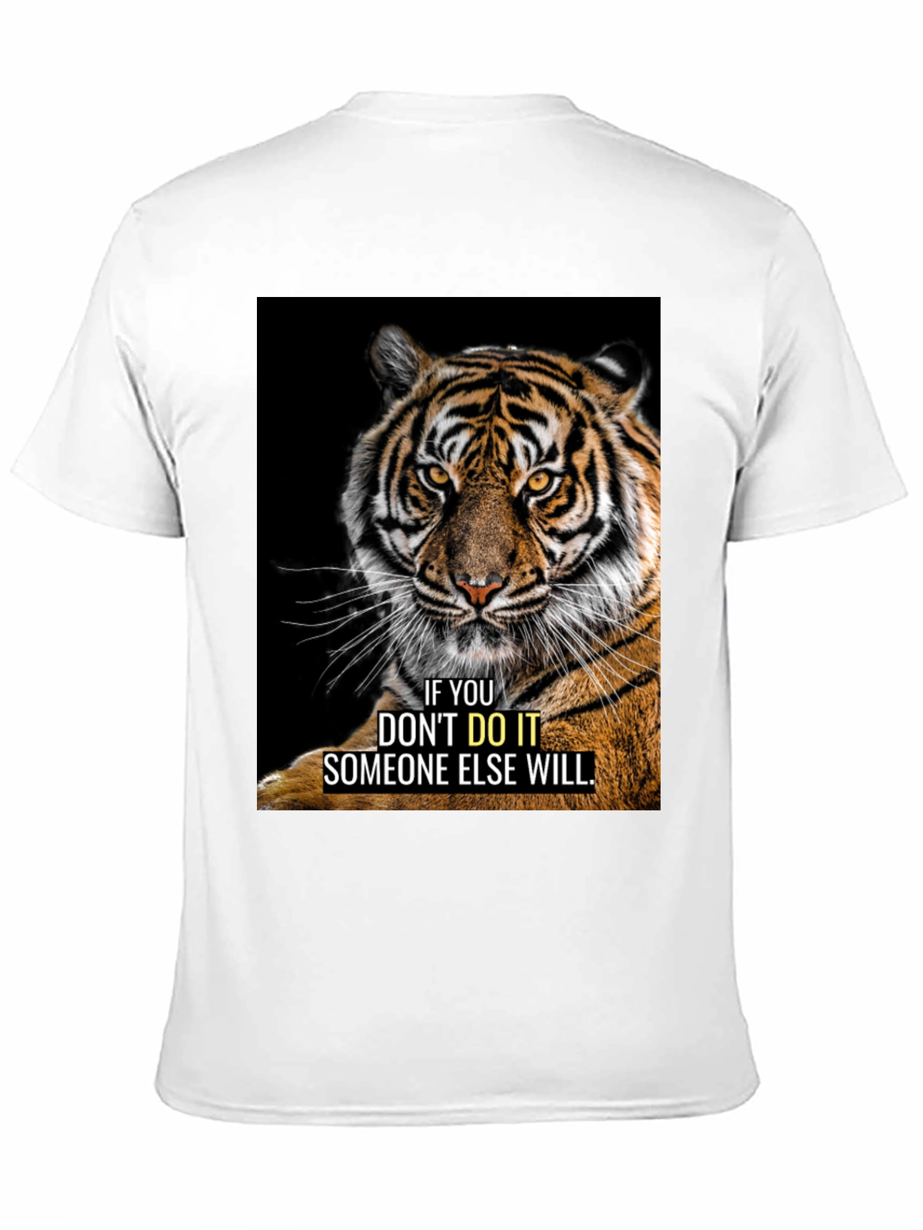 Tiger Graphic Motivational T-Shirt