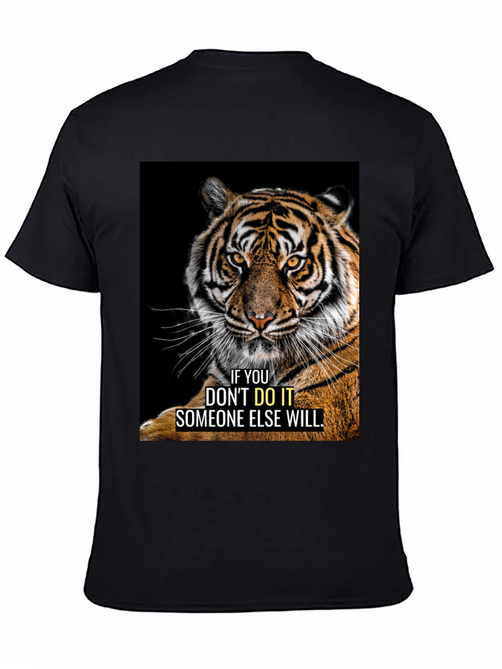 Tiger Graphic Motivational T-Shirt