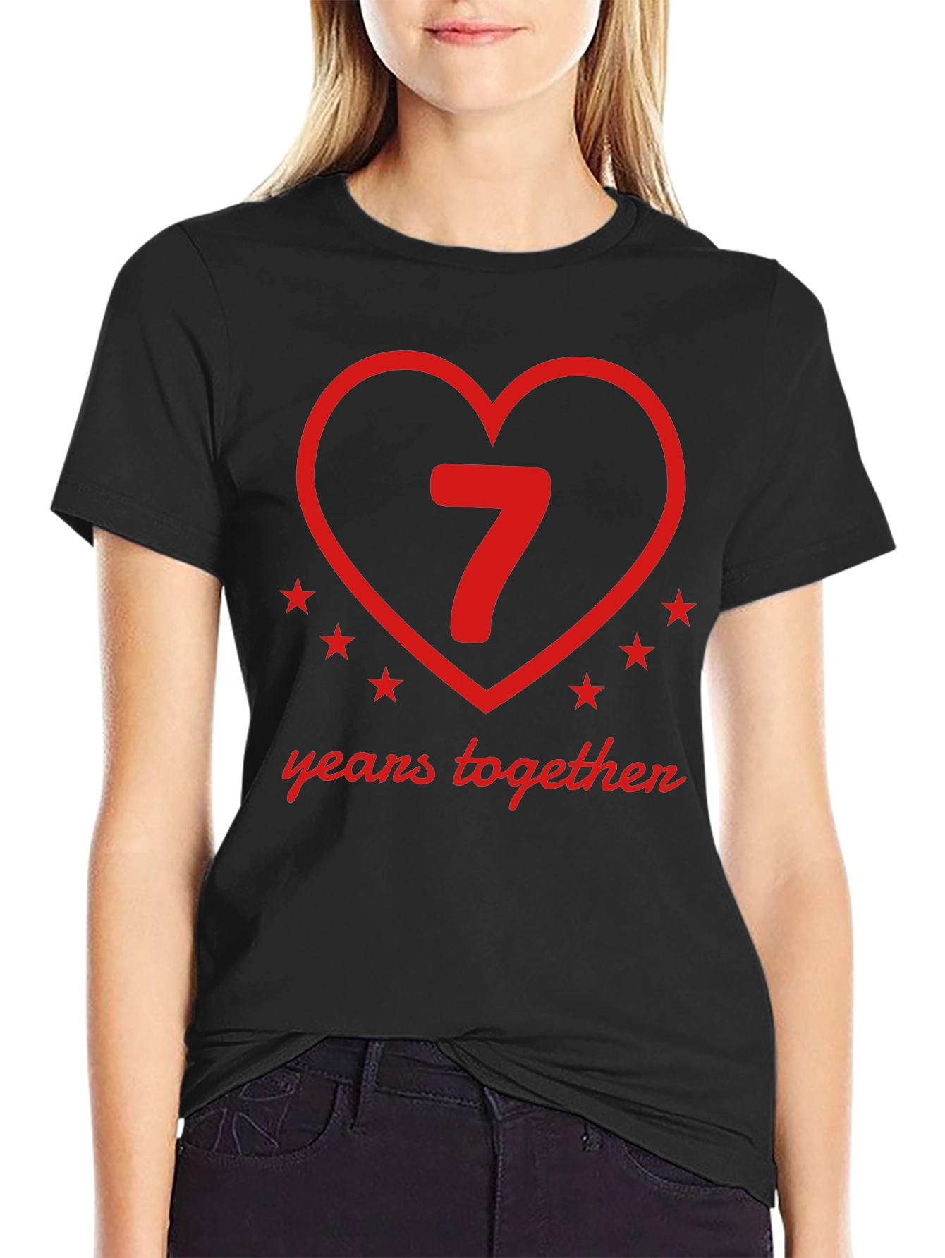 7th Anniversary T-Shirt - Years Together