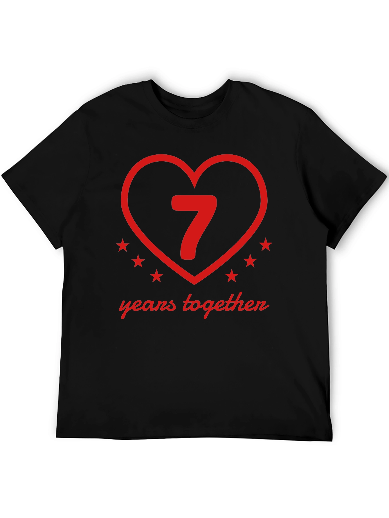 7th Anniversary T-Shirt - Years Together