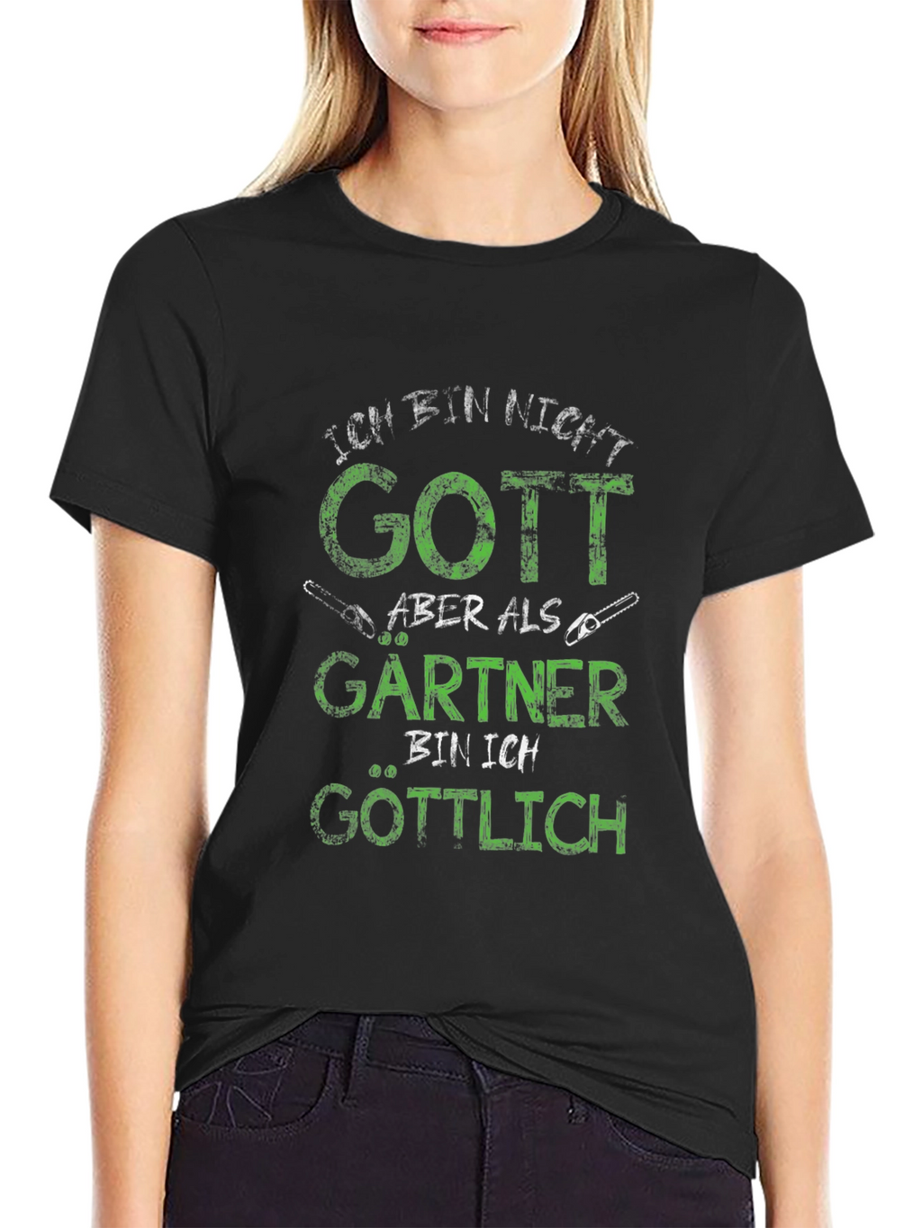 Ich Bin Nicht Gott Gardener T-Shirt