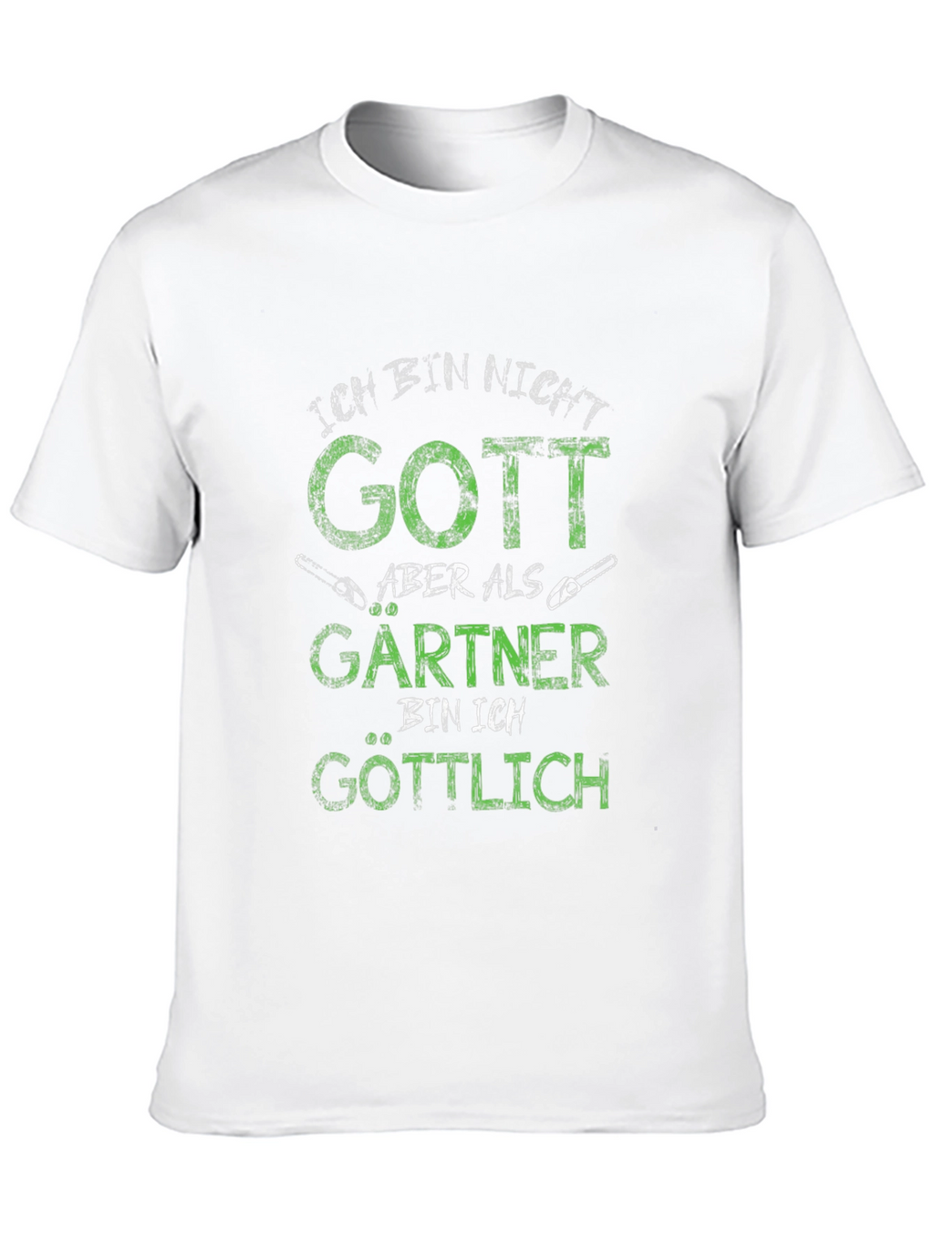 Ich Bin Nicht Gott Gardener T-Shirt