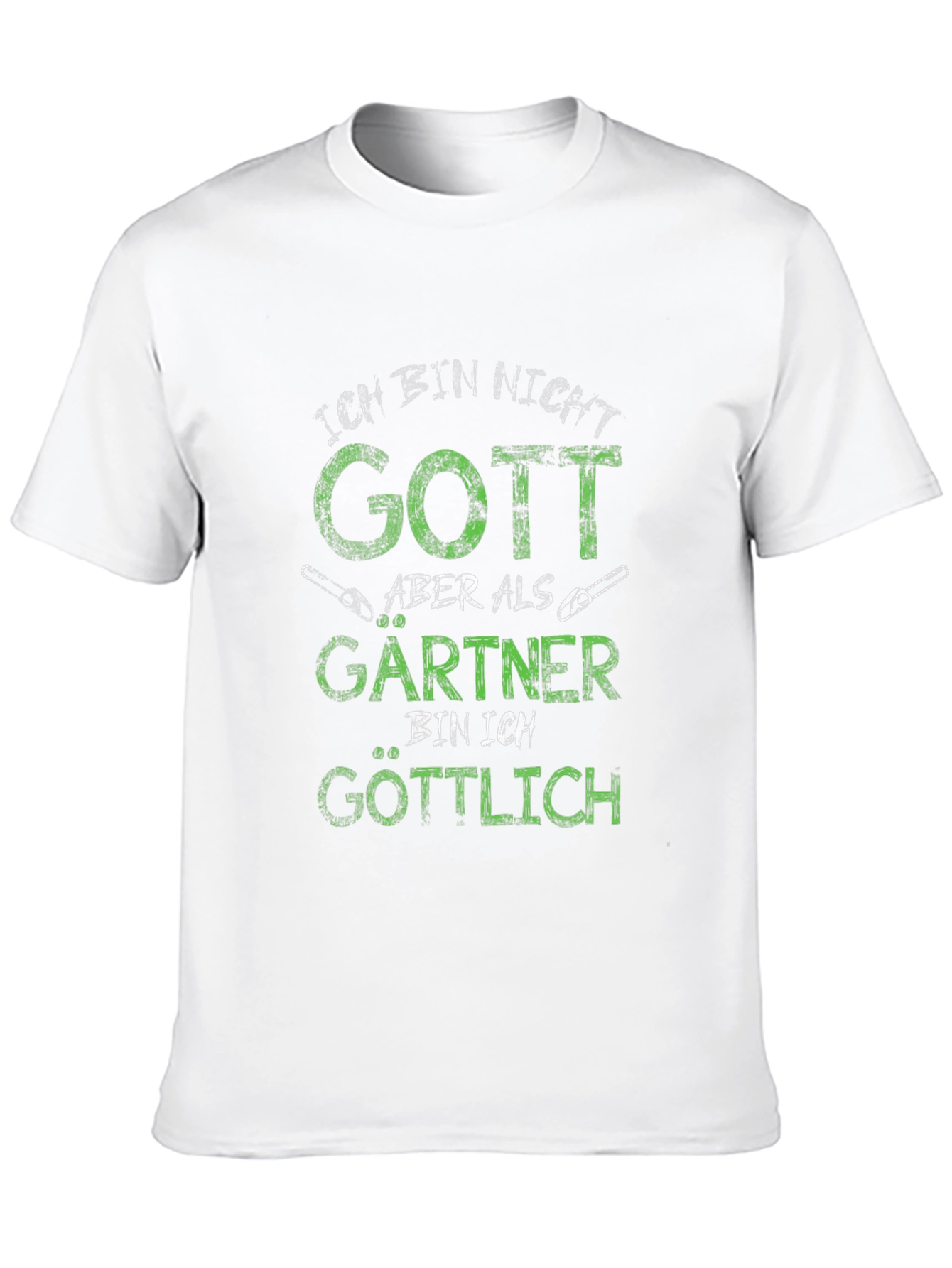 Ich Bin Nicht Gott Gardener T-Shirt