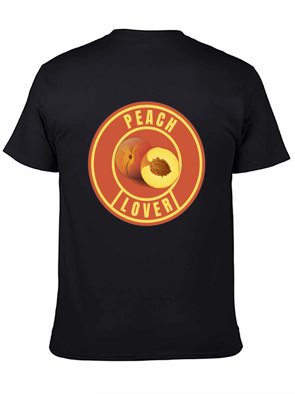 Peach Lover Graphic Tee - Fruit Humor T-Shirt