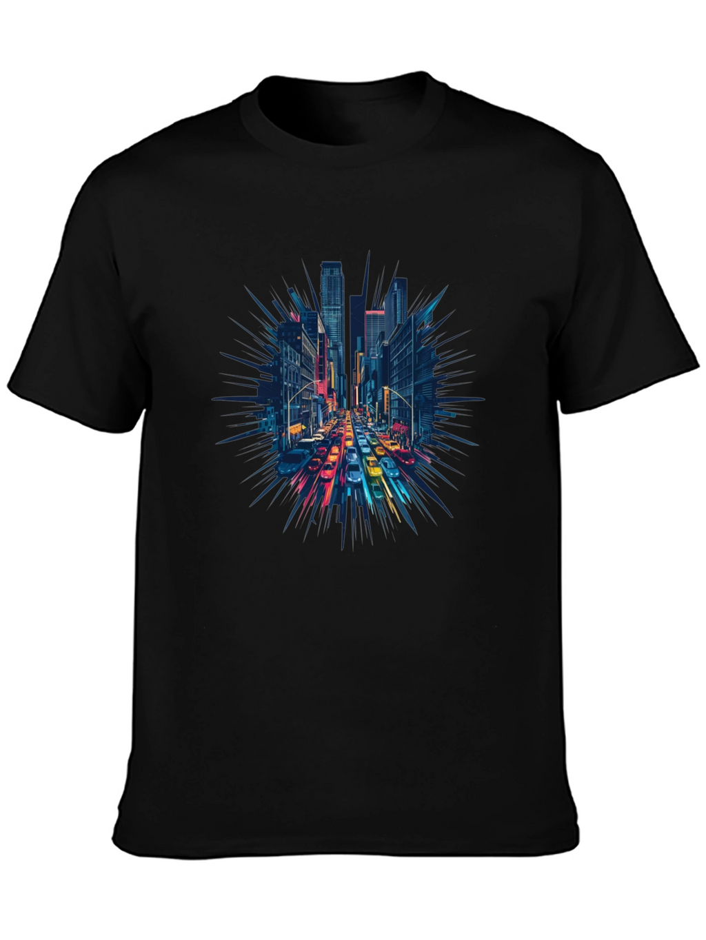 Cityscape Graphic Tee - Urban Style Shirt