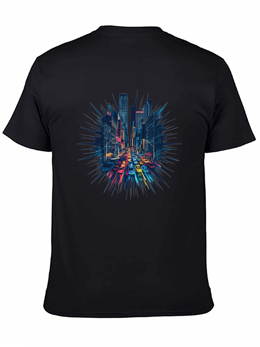 Cityscape Graphic Tee - Urban Style Shirt
