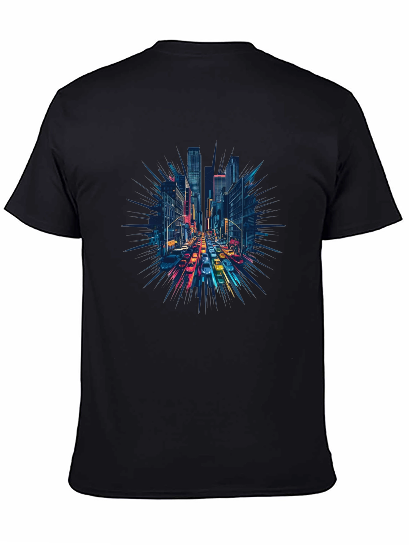 Cityscape Graphic Tee - Urban Style Shirt