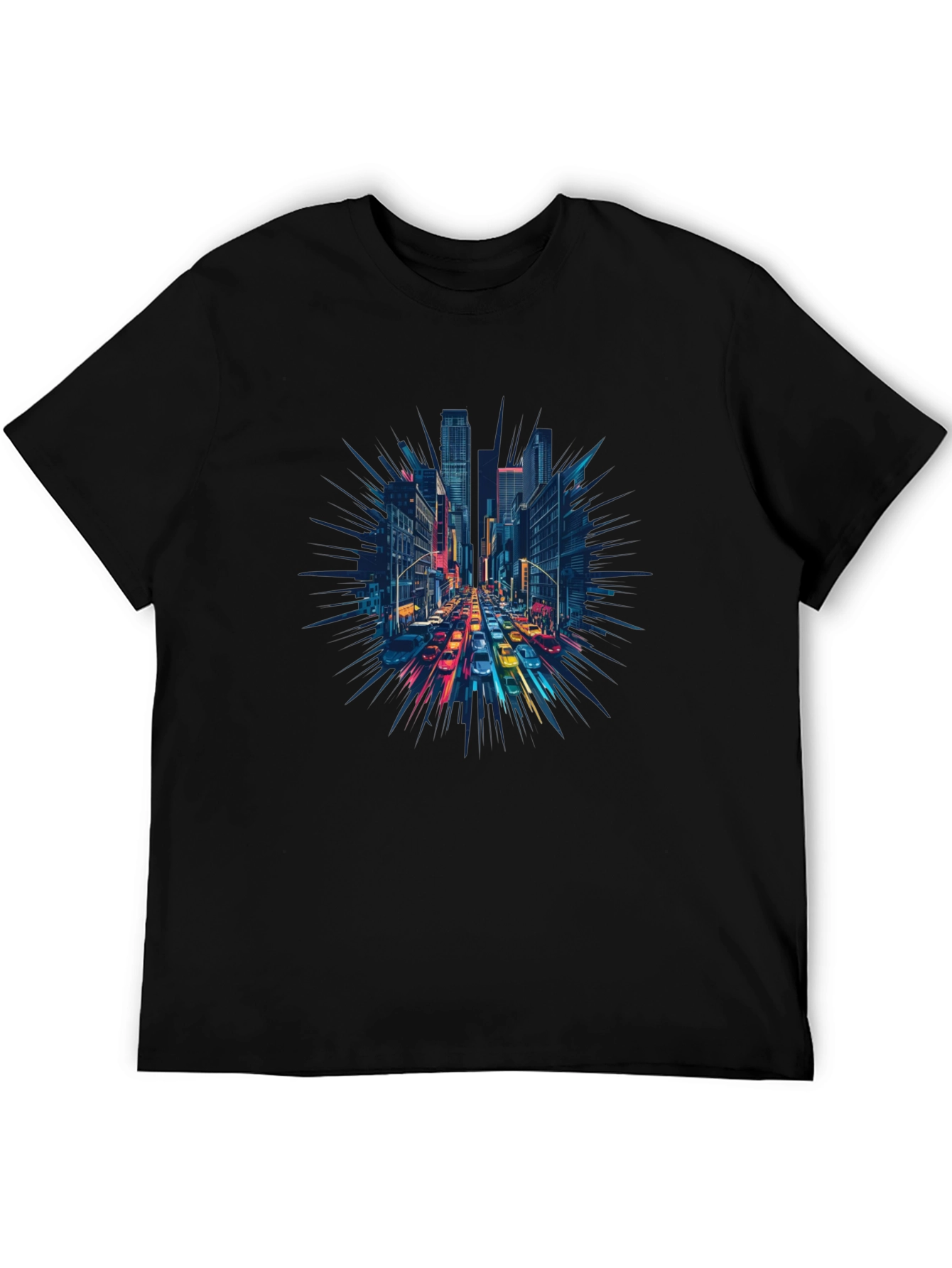 Cityscape Graphic Tee - Urban Style Shirt