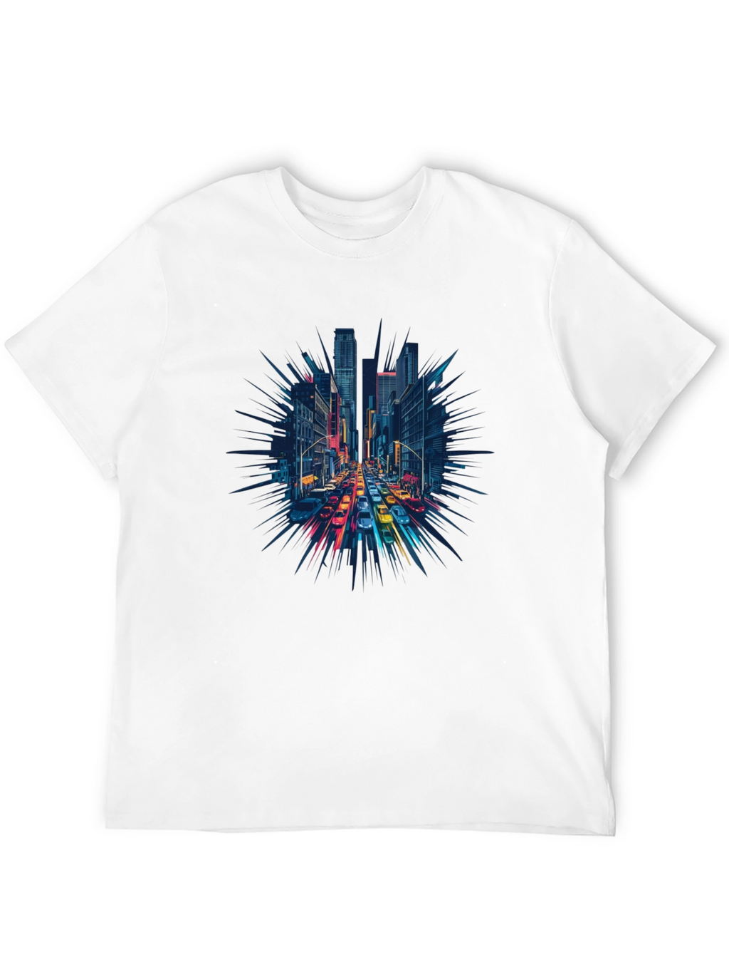 Cityscape Graphic Tee - Urban Style Shirt