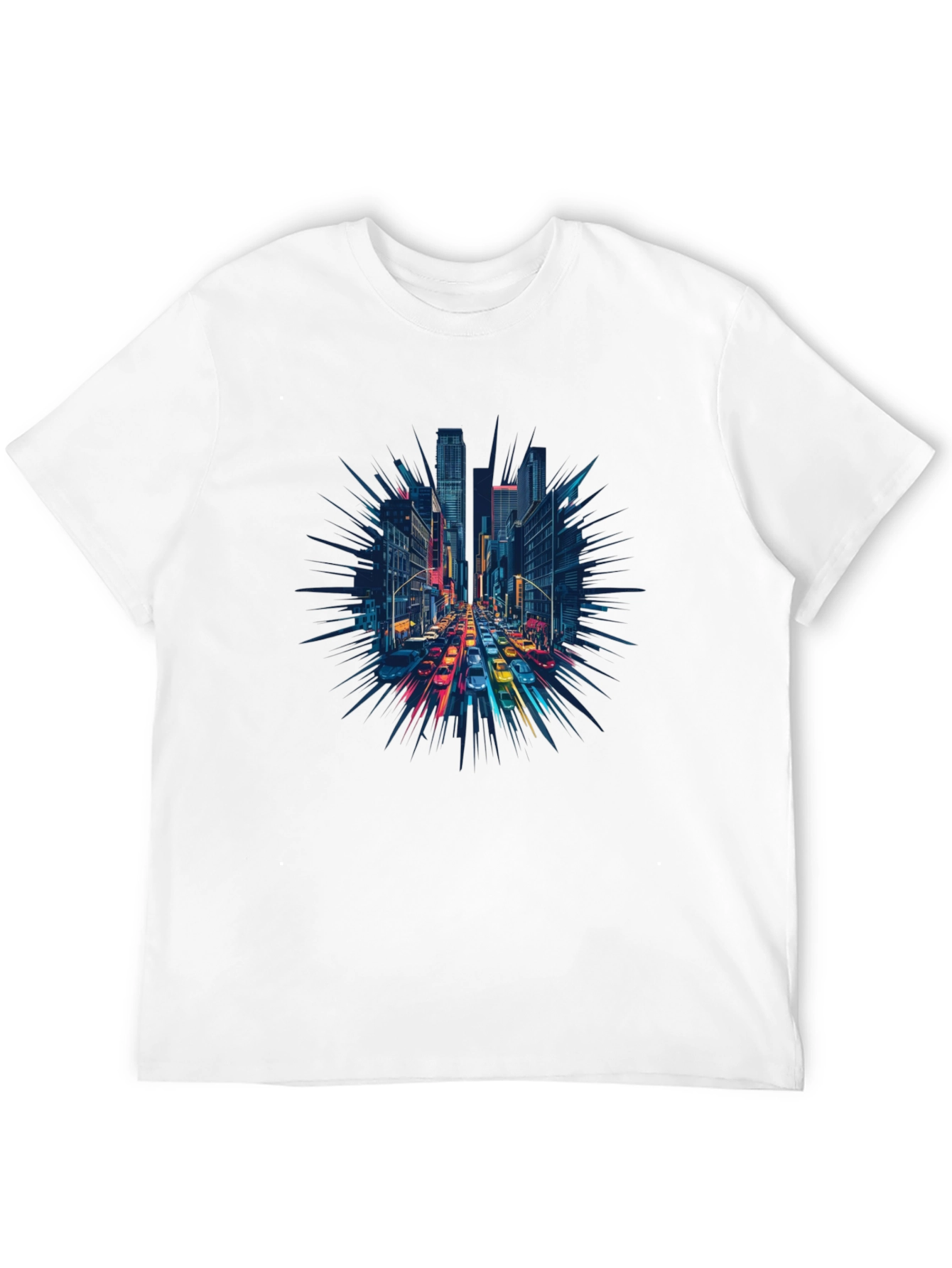 Cityscape Graphic Tee - Urban Style Shirt
