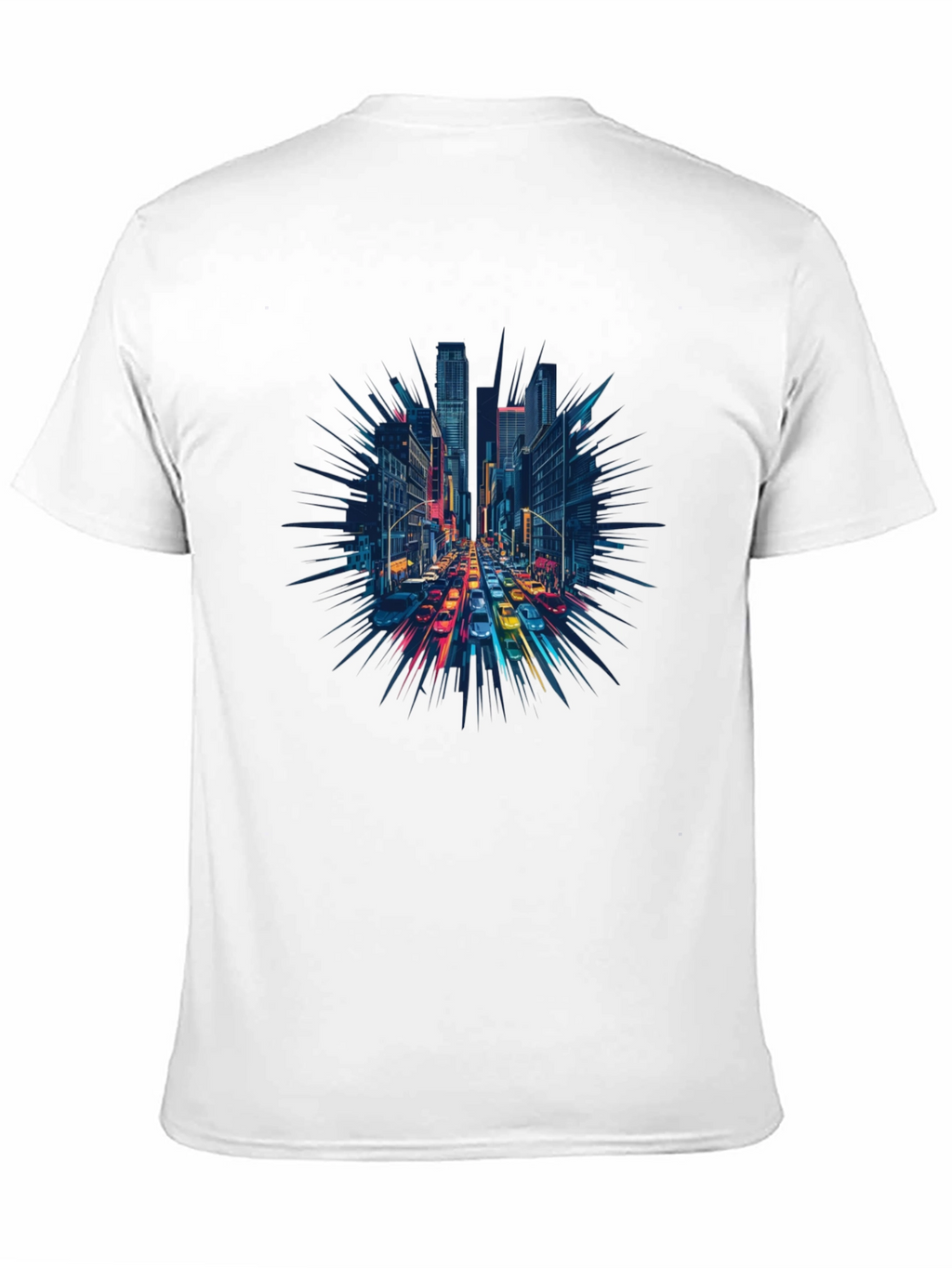 Cityscape Graphic Tee - Urban Style Shirt