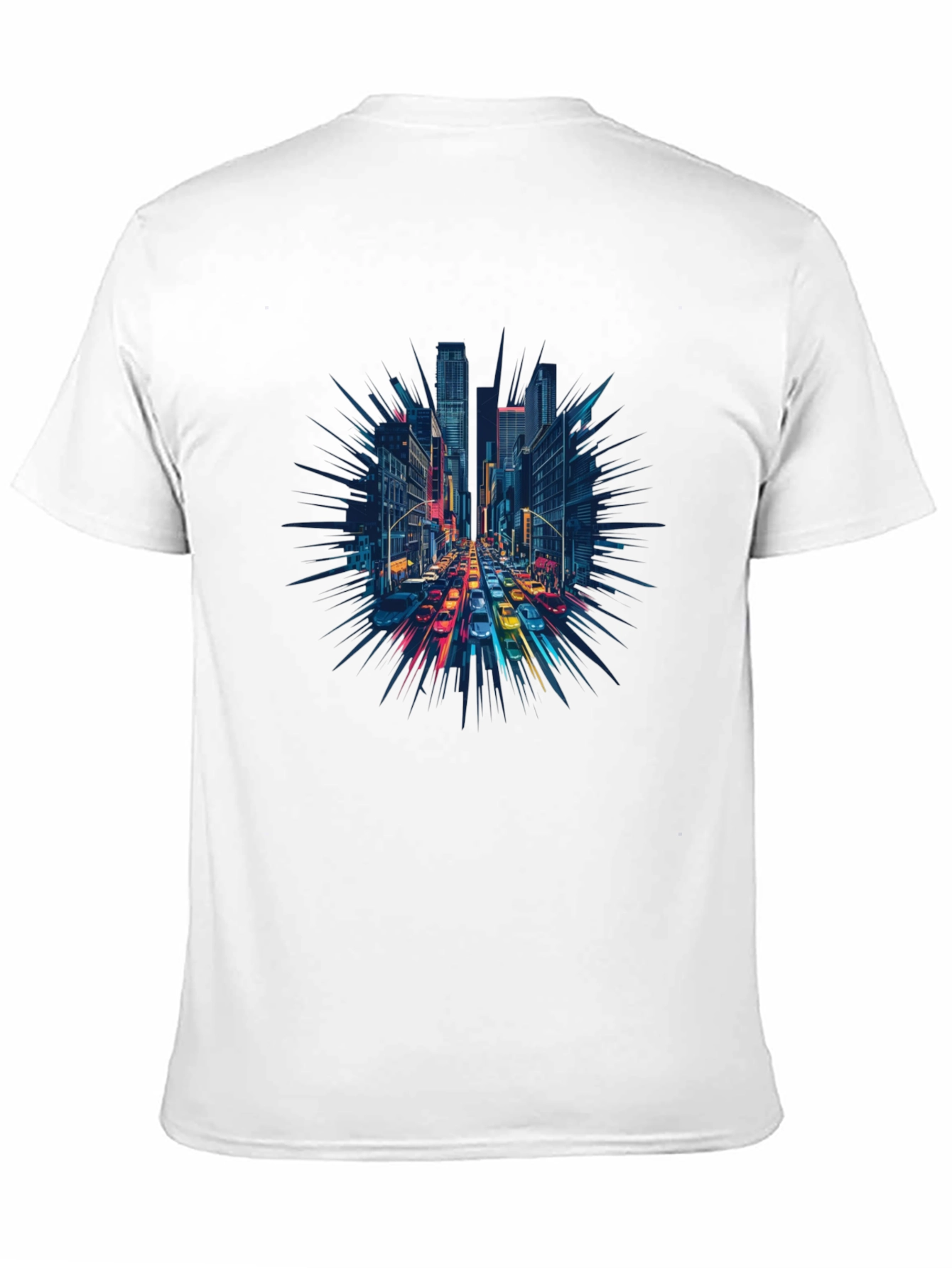 Cityscape Graphic Tee - Urban Style Shirt