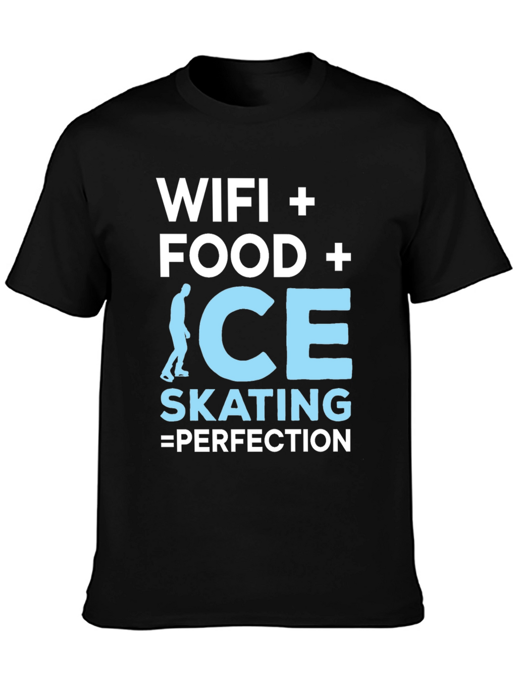 Wifi Food Ice Skating Perfection Graphic Tee