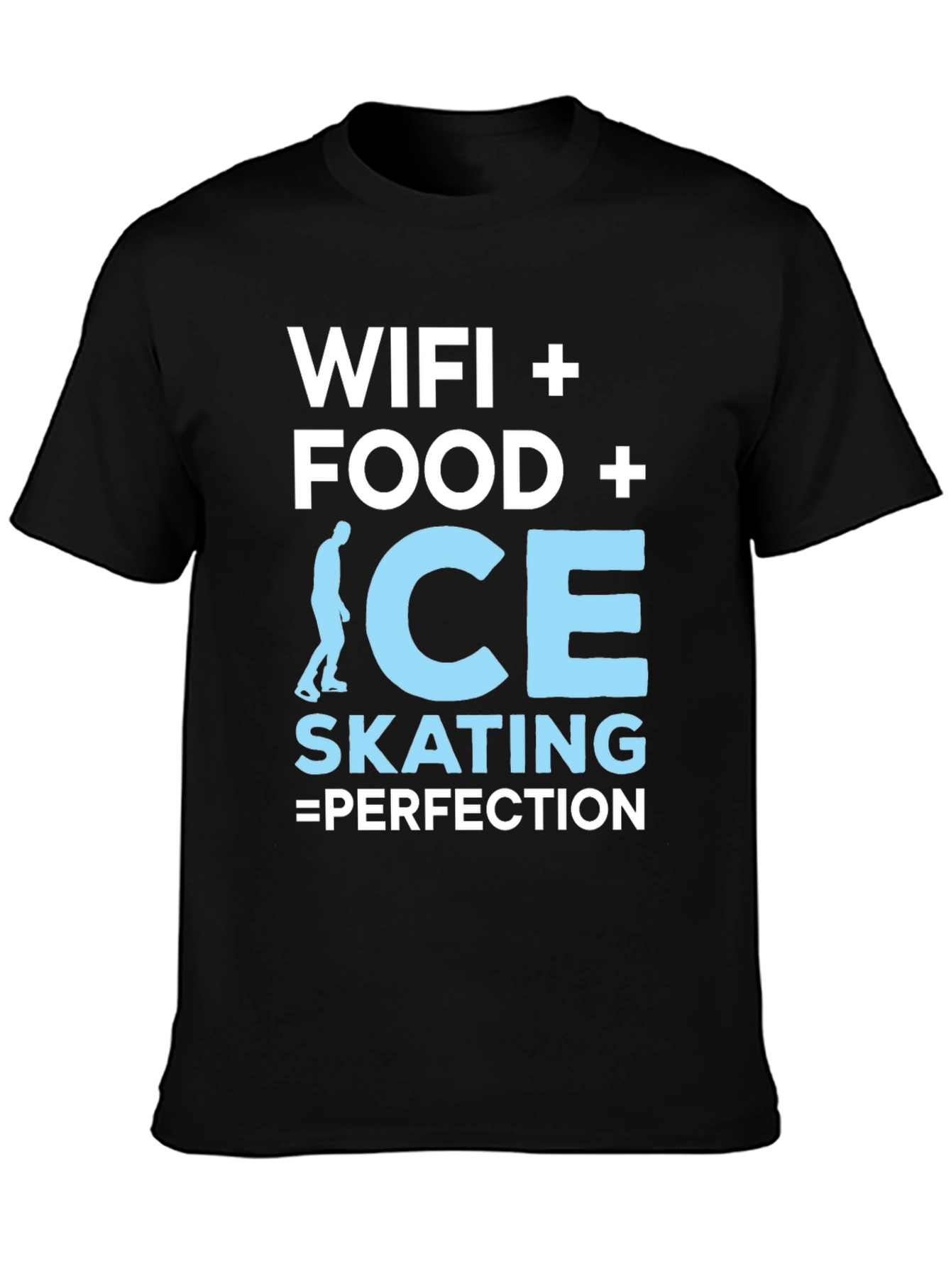 Wifi Food Ice Skating Perfection Graphic Tee