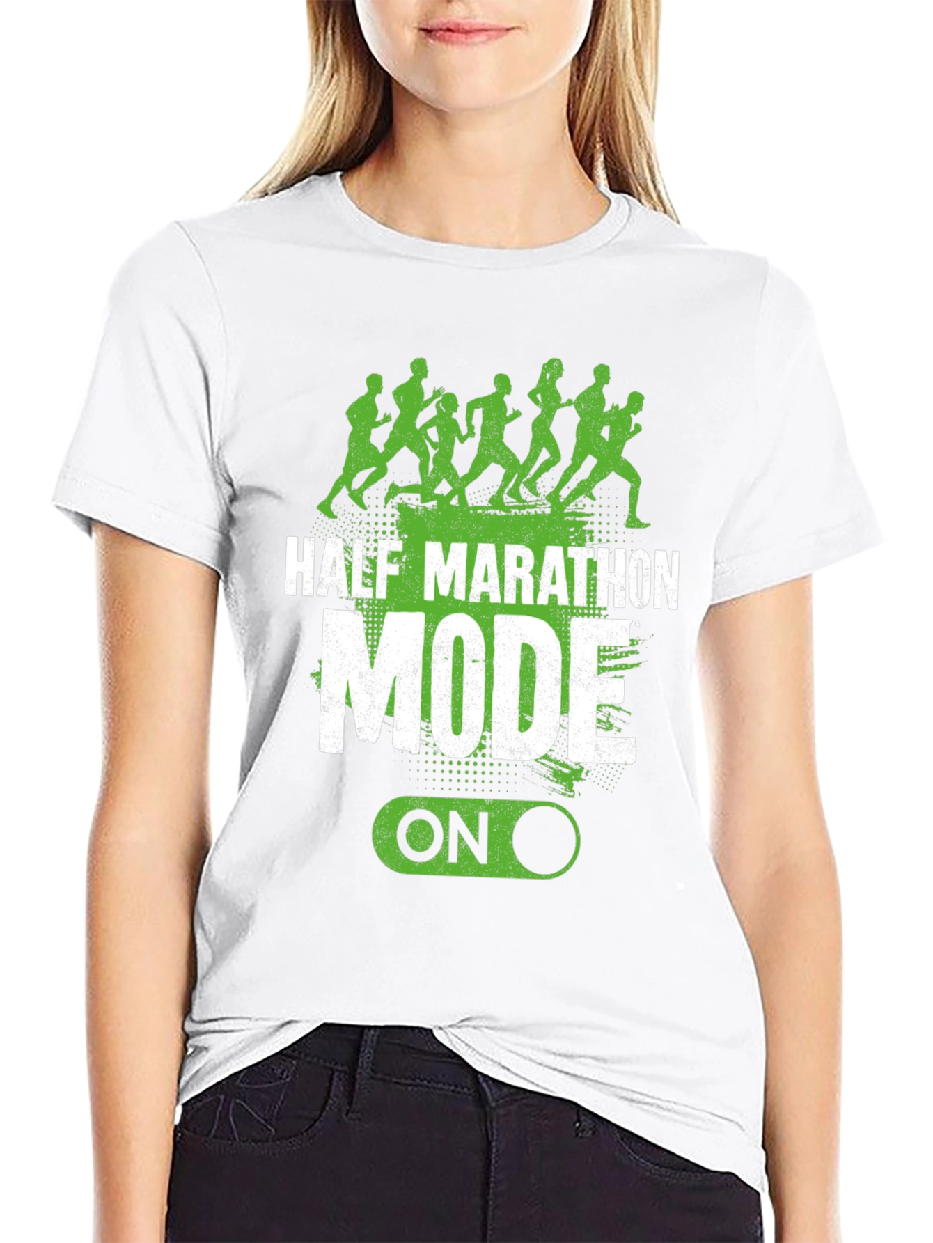 Half Marathon Mode On T-Shirt