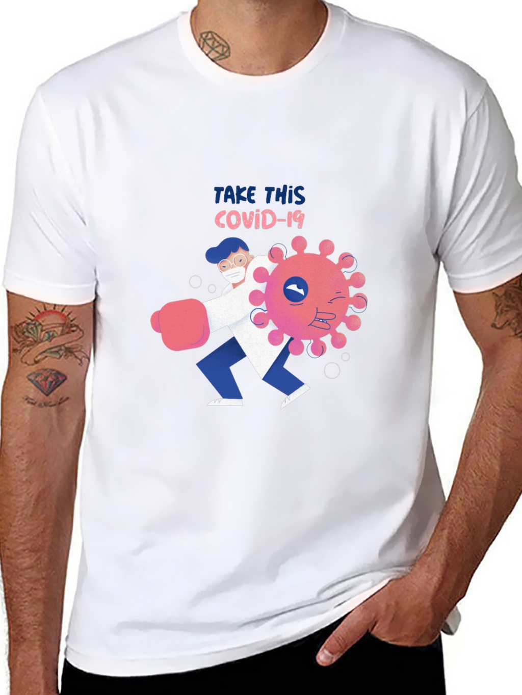 Take This COVID-19 T-Shirt: Fight Back in Style