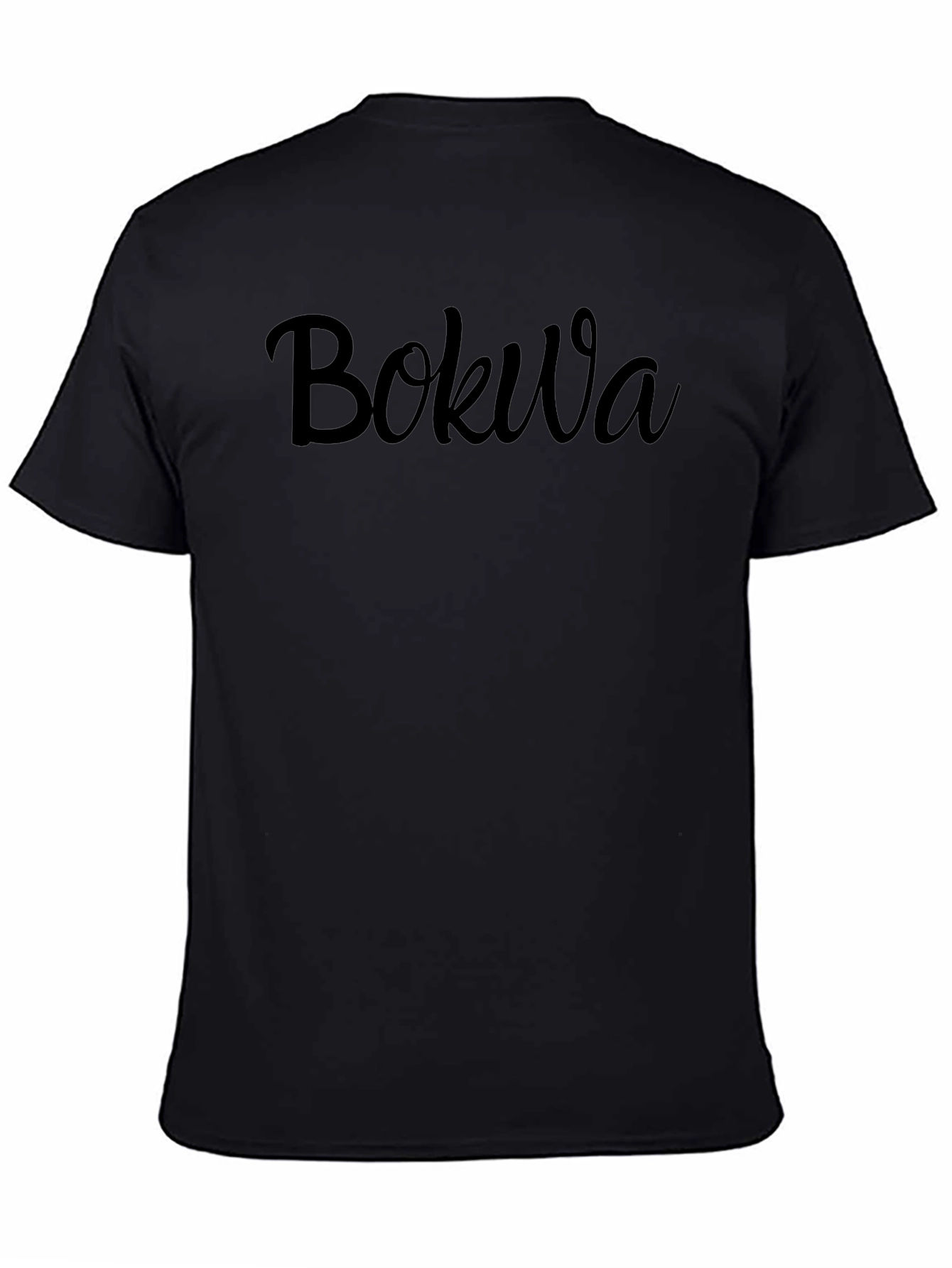 Bokwa Black Tee - Modern Style